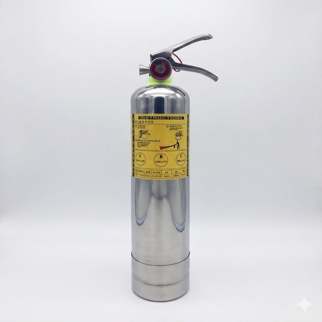 飛龍牌 5型不銹鋼 HFC-227 潔淨氣體滅火器 (機房與精密設備專用)