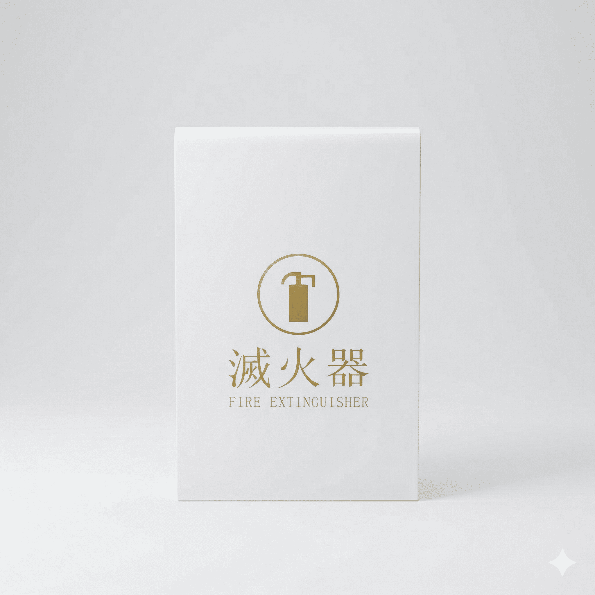 優美型滅火器放置箱-白雙入