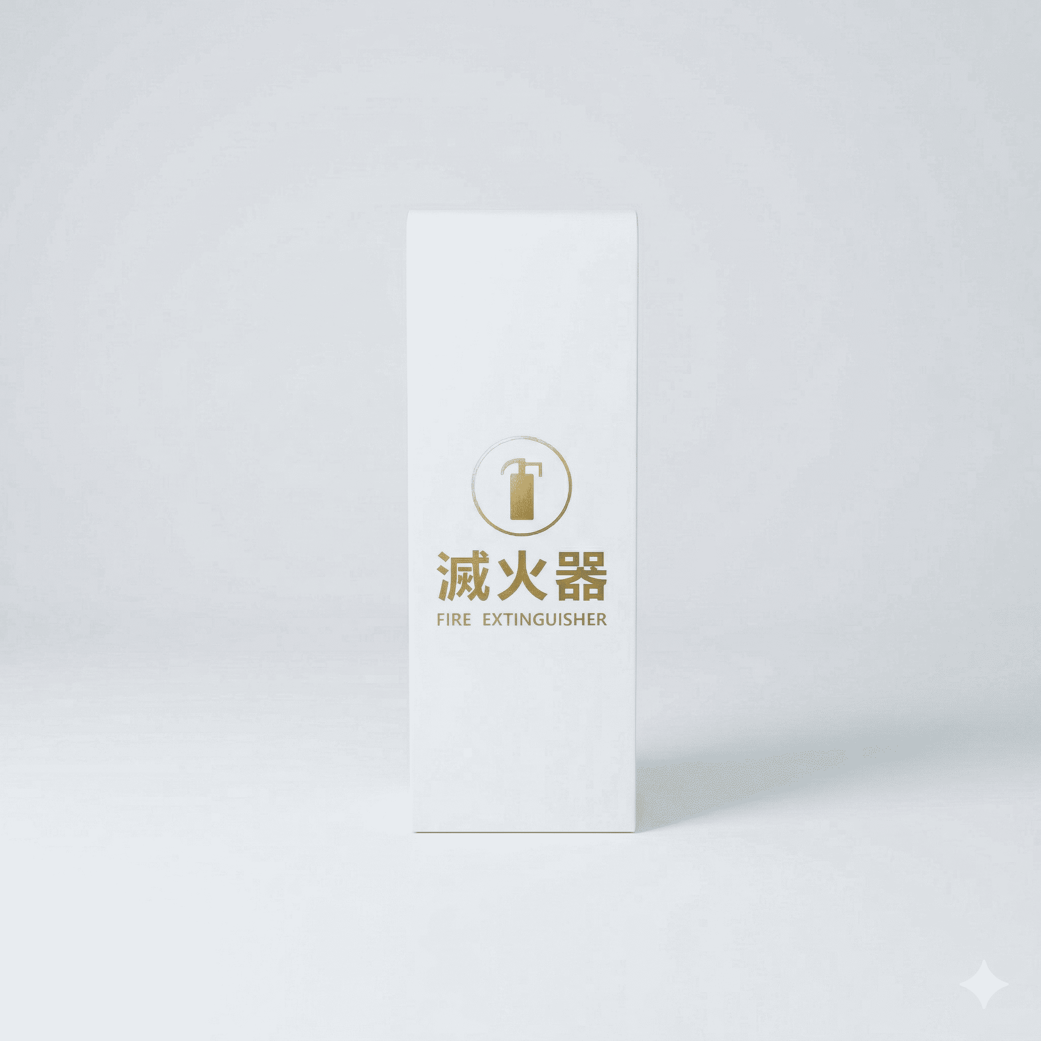 優美型滅火器放置箱-白